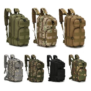 Military Tactical 600D Army MOLLE Outdoor Backpack Camping Hiking Survival Bag - Picture 1 of 21