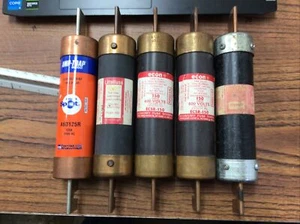 (5-PCS) Duel Element Time Delay Fuses 125, 150 & 175A ^CONTINUITY TESTED^ (VR1) - Picture 1 of 3