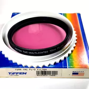 Tiffen 72mm FL-D Multi Coated Glass Lens Filter 72 mm Fluorescent FLD FL-Day USA - Picture 1 of 6