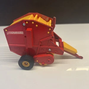 1981 Vintage Britains Die Cast Farm Vermeer Round Hay Baler- Play Worn - Picture 1 of 5