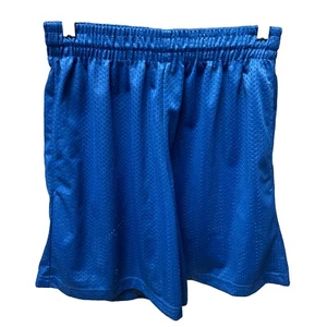 A4 Adult Small Royal Blue Mesh Athletic Shorts W Pockets Web45 - Picture 1 of 6