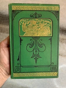 Antique Victorian Embossed Gilded Book THE LAST TOURNAMENT by Alfred Tennyson - Picture 1 of 19