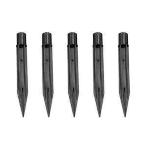 10X 150mm Solar-Light Spike for Garden Pathway Landscape Lamp Ground Stake Black - Picture 1 of 5