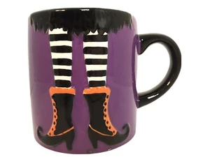 Celebrate the Season WITCHES BOOTS Halloween Coffee Cup / Mug - Picture 1 of 4