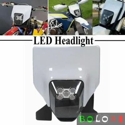 Supermoto LED Headlight For Husqvarna FC FX TE FE 125 250 300 350 450 501 2016+ - Imagem 1 de 4
