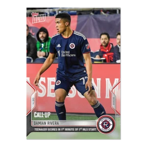 2022 TOPPS NOW MLS #55 DAMIAN RIVERA - PUNKTET IN DER 1. MINUTE DES 1. MLS START - Bild 1 von 2