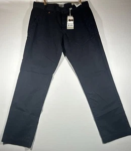 NEW Barbour Neuston Twill Pants Mens 36x32 Navy Hardware Utility Casual - Picture 1 of 24