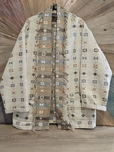 Chaqueta Vintage Carole Little Sport Patrón Suroeste Talla 8 - Hecha en EE. UU. Años 90 - Imagen 1 de 10