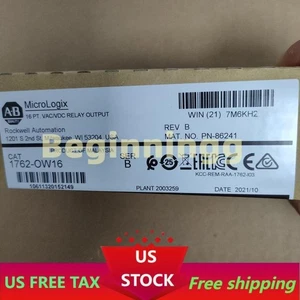 1762-OW16 1762OW16 Allen Bradley MicroLogix 16 PT VAC/DC Relé Salida Excedente - Imagen 1 de 3