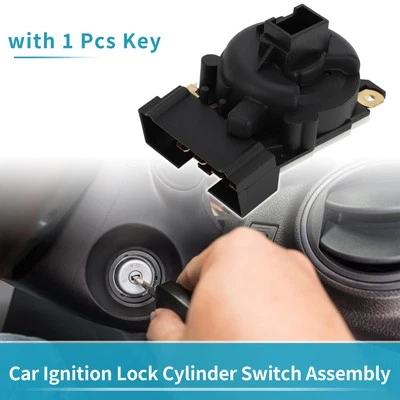 Car Ignition Lock Cylinder Switch Assembly Black Fit for Chrysler Neon 2000-2002 - Изображение 1 из 4