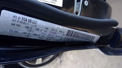 AC Compressor Classic Style Vertical Rear Door Handle Fits 08-17 COMPASS - Imagem 1 de 4