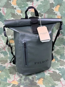 FILSON Dry Day Backpack Waterproof Bag Green Made In USA NEW WITH TAGS - Picture 1 of 10