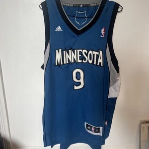 Minnesota Timberwolves Jersey Swingman Adidas Men’s Small +2 Length NBA Rubio - Picture 1 of 7