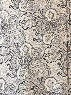 Mantón Waverly Paddock tela blanco negro 1,5 yardas tela decorativa cachemira chintz Foto 1 de 4