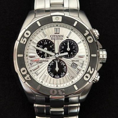 Reloj Citizen Eco Drive Signature Cronógrafo Acero Inoxidable WR200M Foto 1 de 4