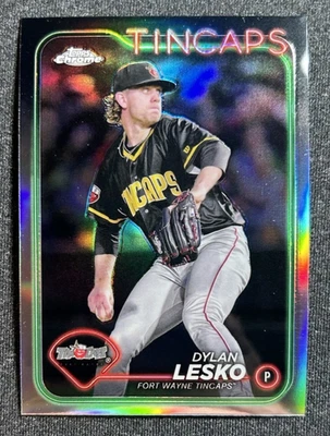 2024 Topps Pro Debut Dylan Lesko Chrome Refractor #PDC-139 San Diego Padres - Image 1 of 3