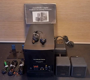 Cambridge SoundWorks CSW250 Subwoofer Satellite Speakers Henry Kloss ☆ Complete! - Picture 1 of 15