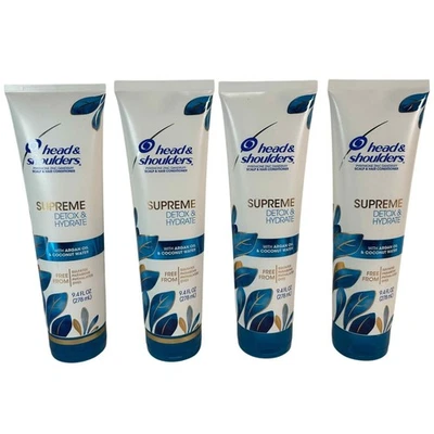 Acondicionador Head & Shoulders Supreme Detox & Hydrate aceite de argán y agua de coco Foto 1 de 4