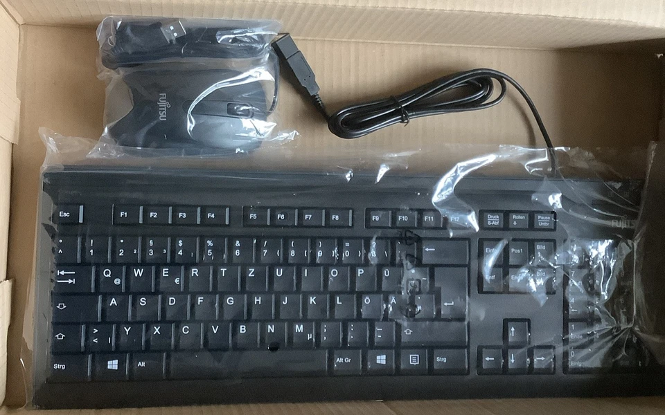 Fujitsu Tastatur KB410 mit Maus Set - NEU - Bild 1 von 1