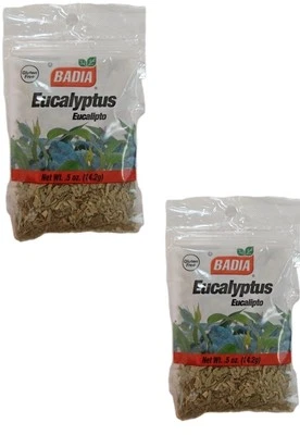 Hojas de eucalipto sin gluten Badia 0,5 oz para té paquetes de 2 Foto 1 de 4