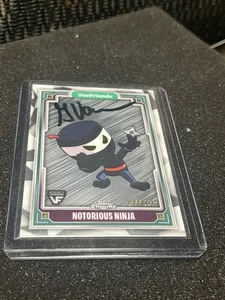 Veefriends Topps Chrome Notorious ninja 1st Edition Chrome NYCC2024 Autographed - Picture 1 of 6