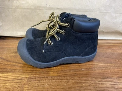 Botas al tobillo Okilol negras sintéticas con cordones talla 8 otoño invierno Foto 1 de 4