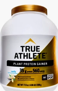 Plant Protein Gainer - NSF zertifiziert - Vanille (4,86 lbs./16 Portionen) - Bild 1 von 4