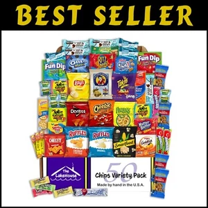 Care Package Snack Variety - 50 Individually Wrapped Snacks for All Occasions - Picture 1 of 9