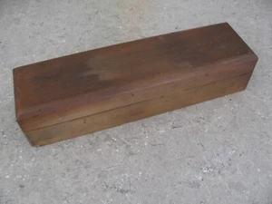 Vintage 8" Oil Stone in Wooden Box - Picture 1 of 5