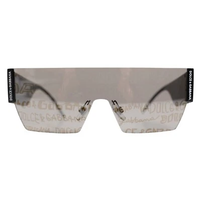 DOLCE & GABBANA Sunglasses Black Metal Frame DNA Graffiti DG2233 Eyewear 400usd - Image 1 of 4