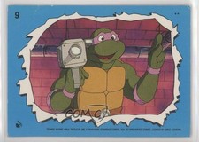 1990 Topps Teenage Mutant Hero Turtles Ireland Stickers Donatello #9 1u6