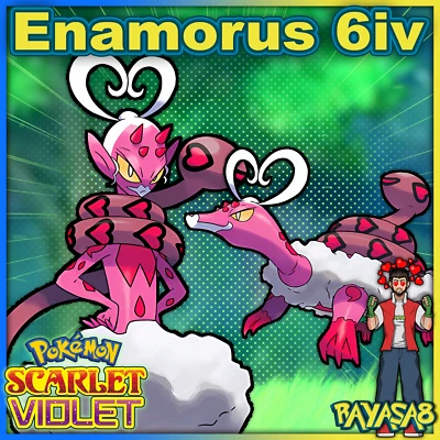 Pokemon Scarlet & Violet ⚡Enamorus⚡ Legendary All Forms 6IV Trained Best Stats - Image 1 of 2