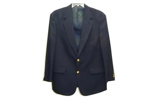 Wimbledon of England Herren gekerbtes Revers Zweiknopfverschluss, Blazer, schwarz 42 R - Bild 1 von 4