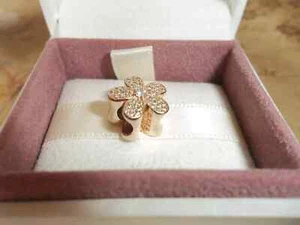 Genuine Authentic Pandora Rose Gold Dazzling Daisy Charm 781480CZ - Picture 1 of 2