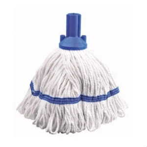 Pack of BOX 15X1 Exel Revolution 300g Socket Mop - Blue Heavy Duty Washable Mop - Picture 1 of 12