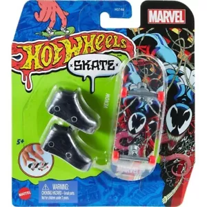 New RARE Hot Wheels Skate Fingerboards Marvel Series VENOM - Picture 1 of 3
