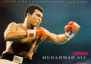 Muhammad Ali Float like A Butterfly 1998 Vintage Boxing Poster 24 x 34 - Picture 1 of 1