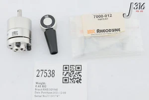 27538 RHEODYNE HIGH PRESSURE SWITCHING VALVE, TYPE 70 (NEW) 7000 - Picture 1 of 12