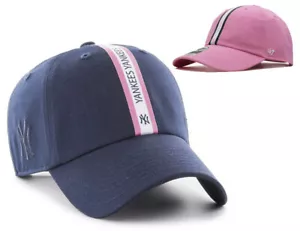 Cappello da baseball 47 marca New York Yankees MLB a righe da viaggio pulizia OSFA - Foto 1 di 7