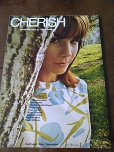 Vintage 1966 Cherish Sheet Music Beechwood Music Clark Gillespie Hollywood CA - Picture 1 of 4