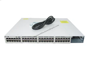 Cisco C9300-48T-E Catalyst 9300 48-Port Switch w/ AC Power - 1 Year Warranty - Picture 1 of 3