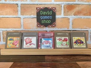 Nintendo Gameboy Games Lot 5 Kirby's Dream Land 1 2 Koro Koro Pinball Block Ball - Picture 1 of 10