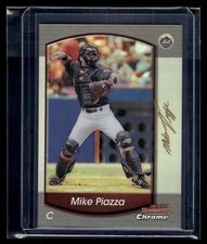 2000 Bowman Chrome Refractor #133 Mike Piazza Mets HOF