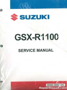 1989-1992 Suzuki GSX-R1100 Motorcycle Service Manual : 99500-39092-03E - Picture 1 of 1