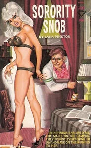 Sorority Snob by Lana Preston (Paul Hugo Little) Fine+ PBO Gene Bilbrew cover - Picture 1 of 3