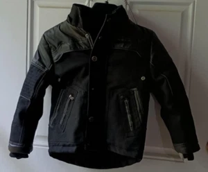 Sportier 1957 Kids Motorcycle Bomber Jacket- Distressed Size -4/S- - Picture 1 of 12