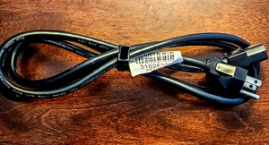 Longwell-P CSA 152192 Type SJT 10-Amp/125-Volt 6ft Power Supply Cable (Black) - Picture 1 of 11
