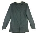 Alpine Design Womens Hooded Jacket Sz:S Gray Pockets Snap/full Zip Front 
