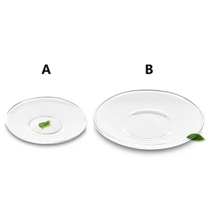 Kinds Heat Resistant Clear Glass Saucer Plate for Tea Coffee Drink Cup Dish Tray - Picture 1 of 7