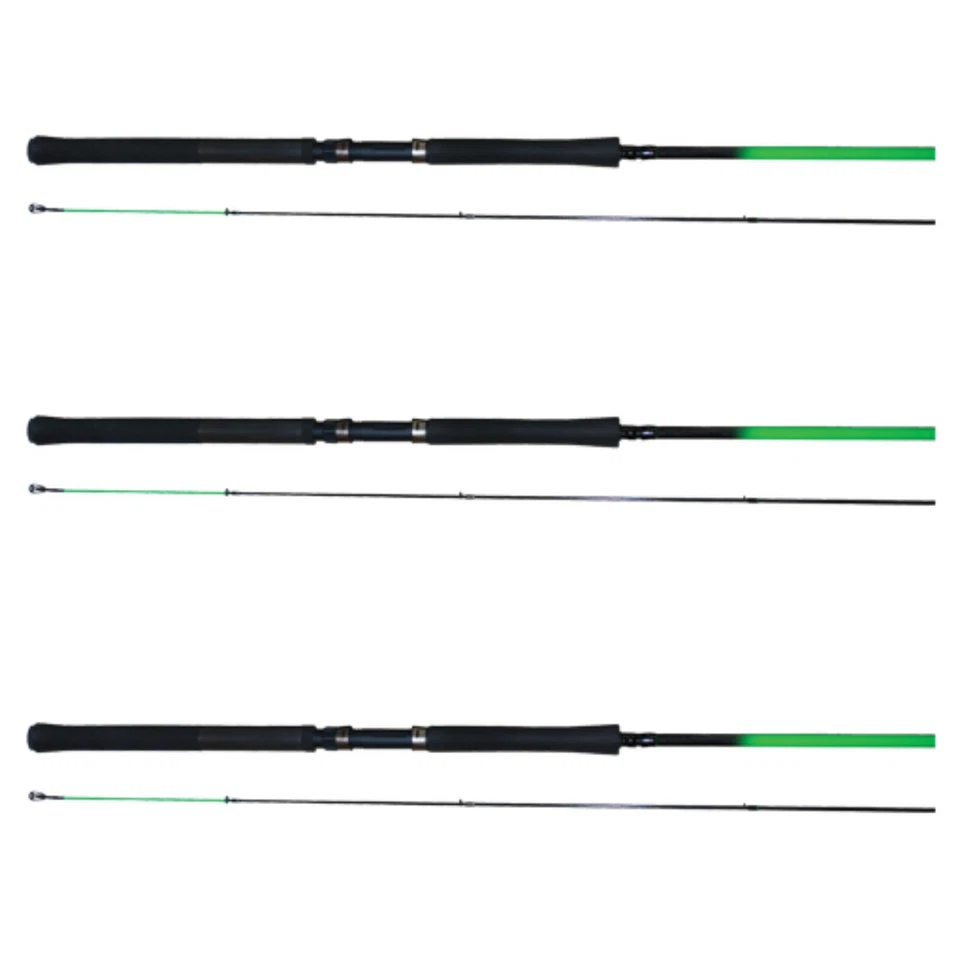 3 each GRIZZLY'S CRAPPIE COMMANDER 14' 2 PIECE PRO TROLLER ROD, POLE - Image 1 of 1
